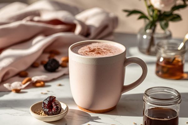 lucid origin hyper realistic editorial lifestyle food photography of a creamy pale blush rose 3