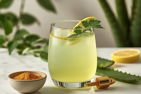 lucid origin hyper realistic editorial lifestyle food photography of a soft golden green panc 3