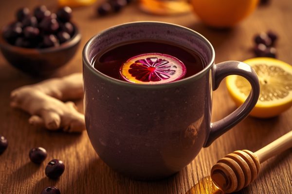 lucid origin hyper realistic editorial lifestyle food photography of a warm amber violet elde 1