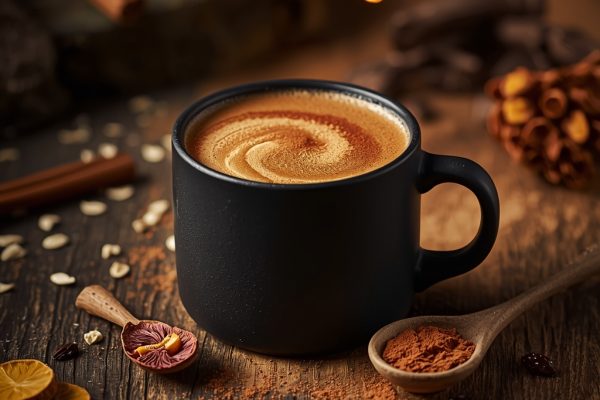 lucid origin hyper realistic editorial lifestyle food photography of a warm deep chestnut amb 0