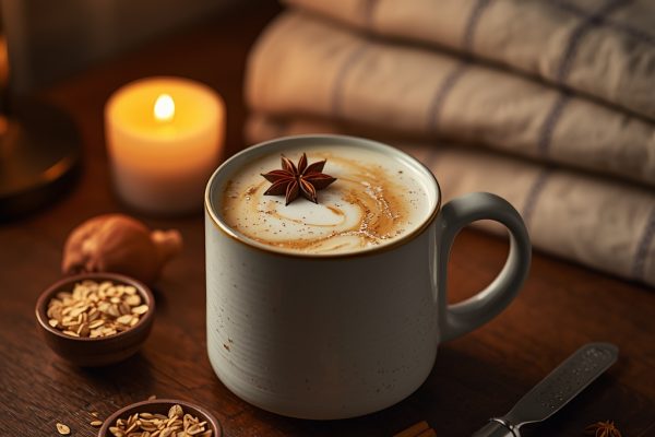 lucid origin hyper realistic editorial lifestyle food photography of a warm oat cream valeria 0